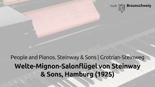 Welte-Mignon-Salonflügel von Steinway & Sons, Hamburg (1925)