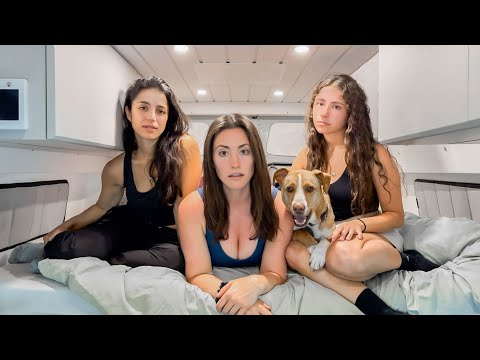 3 girls living in a van | surviving a heat wave