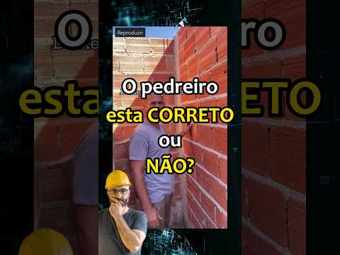 🔵 A parede era para estar ASSIM? #pedreiro #engenhariacivil #arquitetura #construcaocivil #reforma
