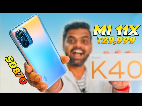 (HINDI) Xiaomi Mi 11X Unboxing (Redmi K40) 😍 SD870 Pubg Test Bhai Sahab...😍🔥😍