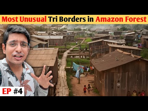 Travelling Inside 3 Countries Borders in Amazon Rainforest 🌳😱