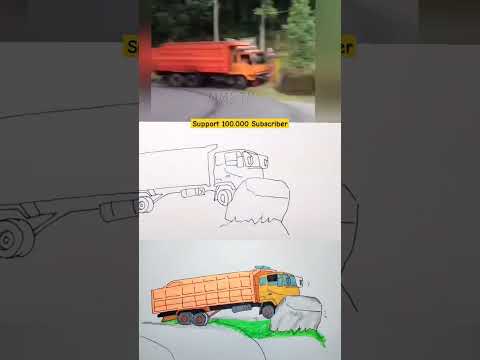 Truk rem blong #drawing #shorts