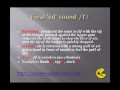 Pronunciation of 'ed' Endings
