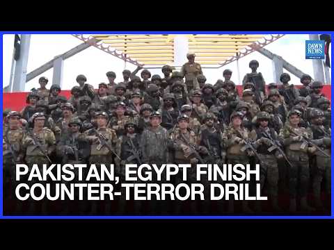 YouTube video thumbnail: Pakistan and Egypt Complete Two-Week Joint Counter-Terrorism Exercise: ISPR
