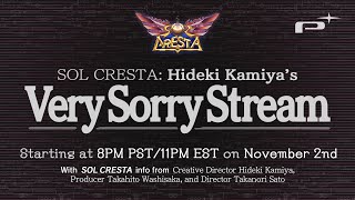 PlatinumGames To Host \'Hideki Kamiya\'s Very Sorry\' Livestream For Sol Cresta