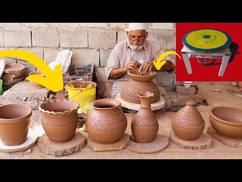 Machine Made Clay Art ASMR Recreating Ancient Roman & Prehistoric Pottery