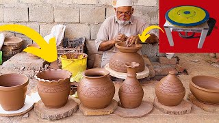 Machine Made Clay Art ASMR Recreating Ancient Roman & Prehistoric Pottery