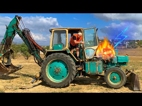 The Tractor broken down fuel is over