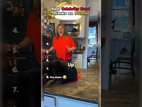 Best Celebrity Dead Pranks on Parents 4 😂 #shorts #pranks #parents #celebrity #fyp