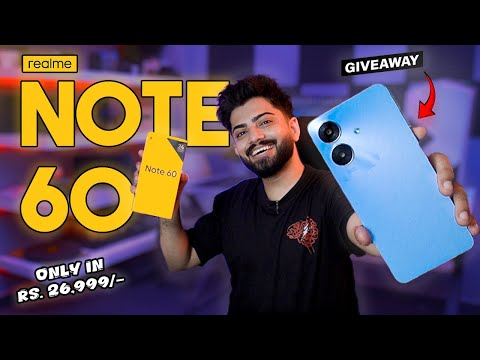 MASSIVE Giveaway 😲 ~ Realme Note 60 |  Extreme Durability Test  | Rs. 26999/- | Laraib Khalid