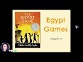 Exploring Chapter 3 of The Egypt Game