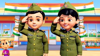 Jai Hindi Vande Mataram, वंदे मातरम, Independence Patriotic Song Special for Kids by Tamsha TV