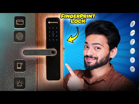 Fingerprint Door Lock 🤩 | Atomberg AZHERO Smart Door Lock Installation & Review 🔥