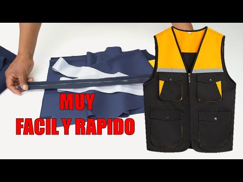 COMO HACER CHALECO DE TRABAJO ALTA VISIBILIDAD-Tips De Confeccion