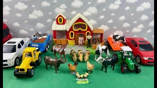 TRUCK, TRACTOR, PLAYMOBIL, COW, OX, GOAT / CAMINHÃO, TRATOR, VACA, BOI, CABRA