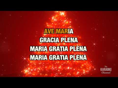 Ave Maria in the Style of “Céline Dion” with lyrics (with lead vocal)