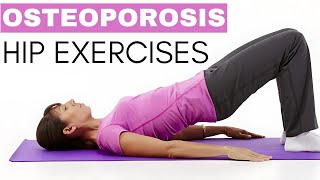 4 Osteoporosis HIP Exercises for BEGINNERS | PHYSIO Prolapse-Safe Workout