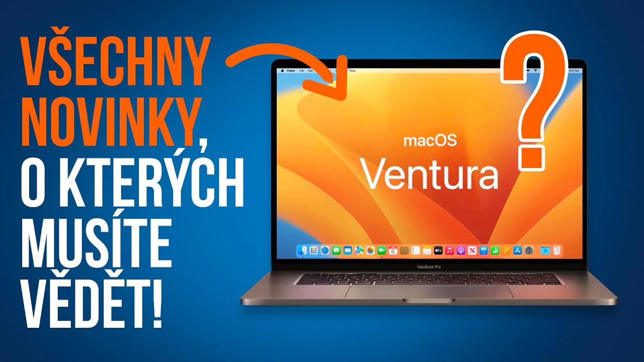 🍎 TOP 10 NOVINEK v macOS Ventura! 🔥 💻