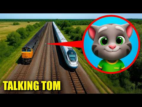 мой дрон снял Talking Tom Gold Run в Реальной Жизни!
