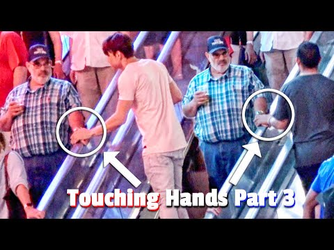 Touching Hands On Escalator Prank | Part 3: Tag Team Edition