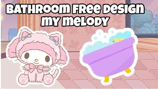 Top Designer Reveals Best My Melody Inspired BathRoom Ideas | AVATAR WORLD