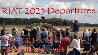 RIAT 2025 Aircraft Departures – Timestamp Your Favourite!