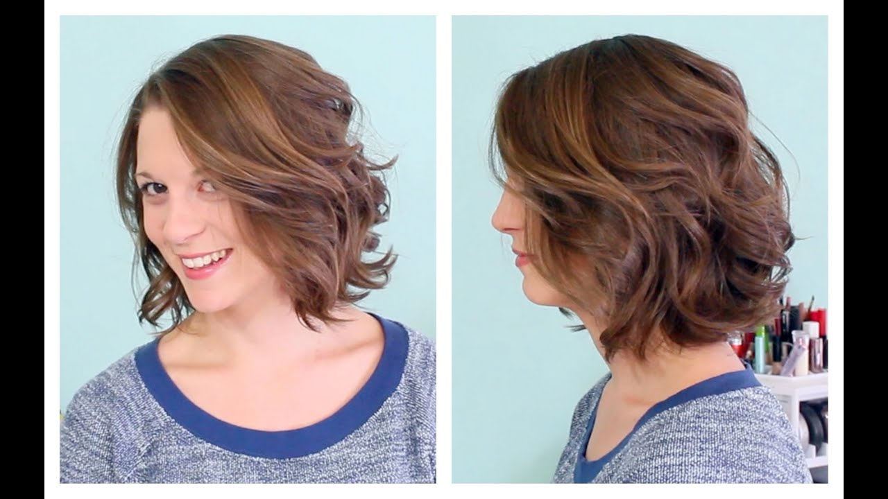 Soft Waves on Short Hair FebruHairy Day 6