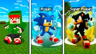 EVOLUINDO SONIC DE R$1 PARA R$1.000.000 NO MINECRAFT!! QUAL O MAIS FORTE?