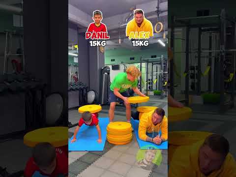 تحدي حمل 15 كجم💪 في وضعية اللوح #شورتات #تحدي