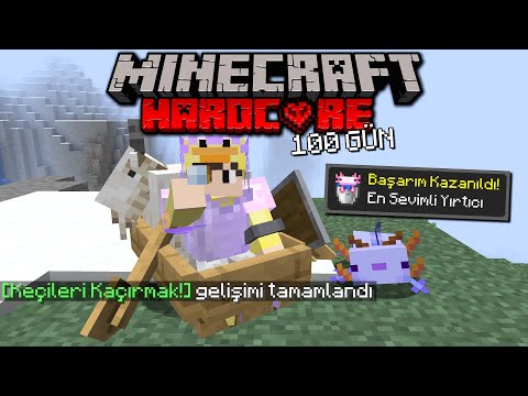 Minecraft 1.17'de Tüm Başarımları 100 Günde Elde Ediyorum...(bölüm 1)