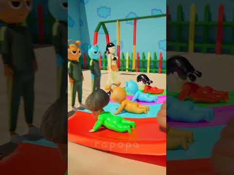 Tung Tung Tung Sahur + Oren + Sky Blue + Doll Play Slide #funny #animation #sprunki #shorts