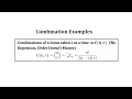 Understanding Combinations and Permutations