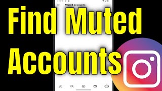 How To Find Muted Accounts On Instagram [2025]