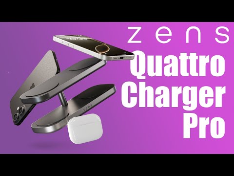 Zens Quattro Pro, elegancia y carga rápida para cuatro dispositivos