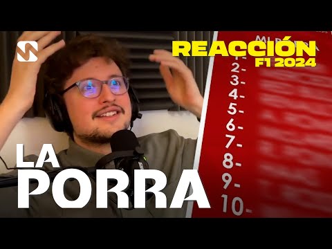 ¿Acerté la porra de la temporada F1 2024? - Mi reacción | Víctor Abad