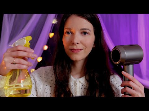 ASMR | Peluqueria de MEDIANOCHE . Corte de pelo relajante + masaje | Love ASMR en español