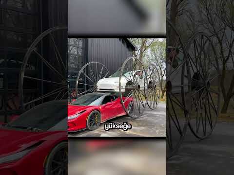 Tesla'ya 3 Metrelik Tekerlek Taktı!