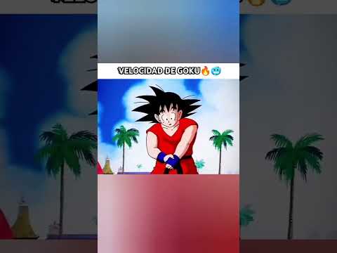 LA VELOCIDAD DE GOKU 🔥🥶 #goku #dragonball