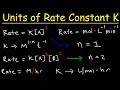 Understanding Rate Constants and Their Units