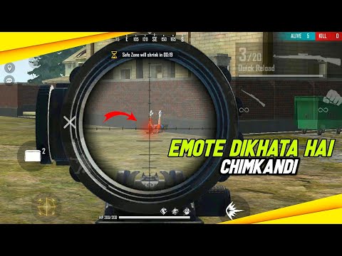 Emote दिखाता है chimkandi humko 😡 prank with enemy 😂 wait for end - #Shorts