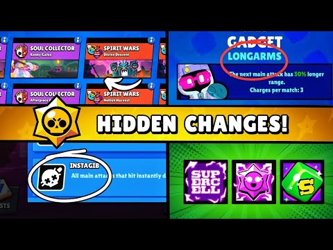 Secret Glitches & Changes You Didn't Notice in the New Update! | Brawl Stars