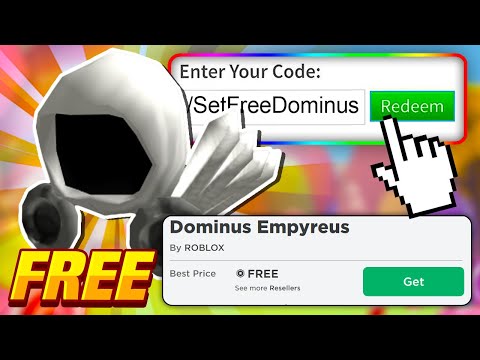 roblox free dominus promo code