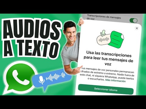 COMO Transcribir cualquier AUDIO a TEXTO en WhatsApp 🔥 NUEVA FUNCIÓN GRATIS Y FÁCIL 2025