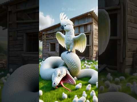 La Cacatúa Valiente y la Serpiente Gigante: Una Historia Increíble