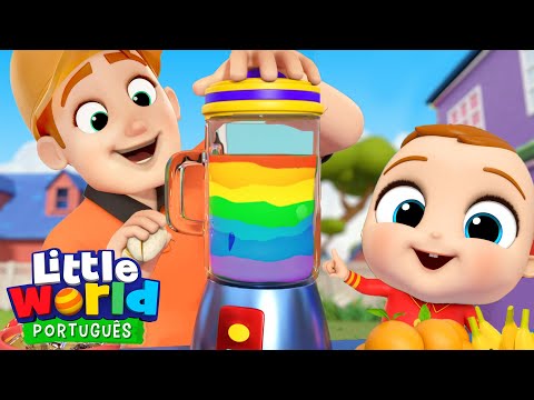 Joãozinho e os Suquinhos Coloridos! 🌈 | 🍹 O Mundo de Nina e Nico - Little World Português