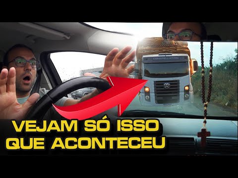 CAMINHÃO INVADE PISTA E O SURPREENDENTE ACONTECE... VEJA É DE ARREPIAR!