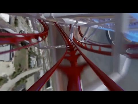 Skyscraper World's Tallest Roller Coaster POV - Skyplex Orlando