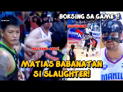 RONNIE MATIAS HALOS MANGGIGEL KAY GREGZILLA! DAMING NAKAAWAY NI SLAUGHTER NG GAME 1! MAGPAPANG-ABOT!