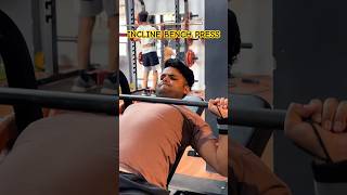 INCLINE BENCH PRESS #fitness #motivation #fitnessmotivation #chest #bareilly #gym #benchpress #bnb