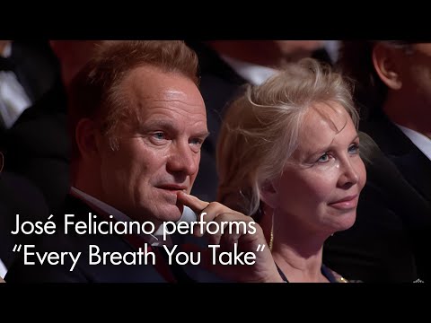 José Feliciano performs Every Breath You Take at the Polar Music Prize ceremony 2017